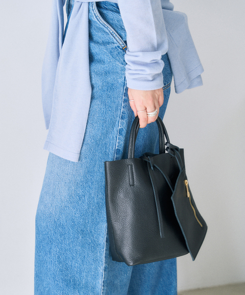 LE TALON（ルタロン）の「MILLELA FIRENZE/ミレッラ MINI TOTE（トートバッグ・レディース・ブラック/アイボリー/ブラウン・FREE）」の7枚目の写真