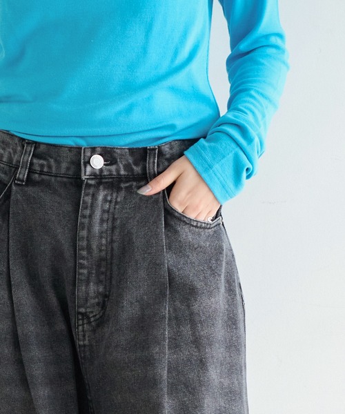 meilmada（メイルマダ）の「コクーンデニムパンツ（デニムパンツ・レディース・ブラック/ブルー・SMALL/MEDIUM）」の16枚目の写真