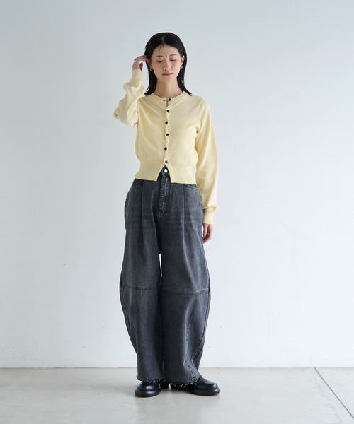 meilmada（メイルマダ）の「コクーンデニムパンツ（デニムパンツ・レディース・ブラック/ブルー・SMALL/MEDIUM）」の12枚目の写真