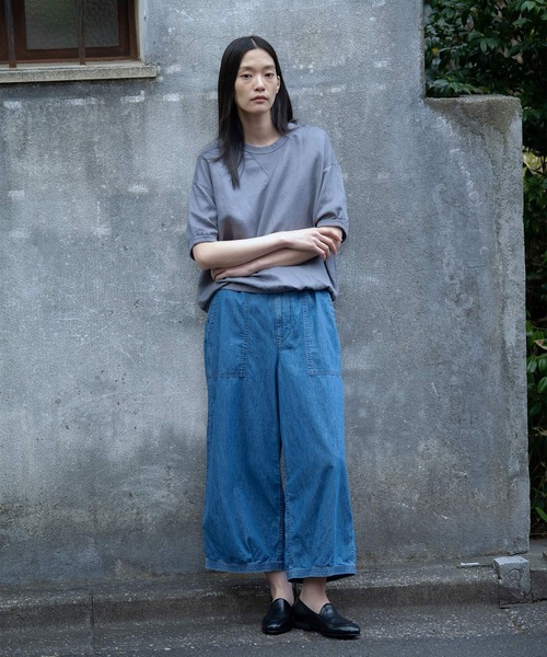 OMNIGOD womens / オムニゴッド] 6ozデニム パラシュートベーカー