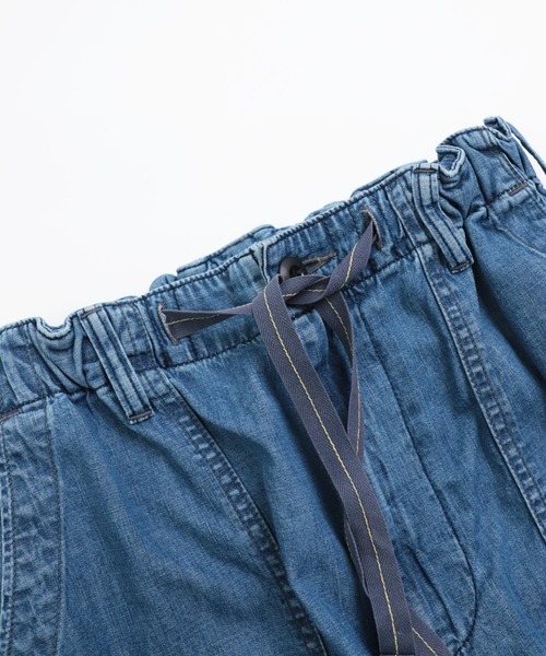 OMNIGOD（オムニゴッド）の「[OMNIGOD womens / オムニゴッド] 6ozデニム パラシュートベーカーパンツ（デニムパンツ・レディース・インディゴブルー・3/2）」の17枚目の写真