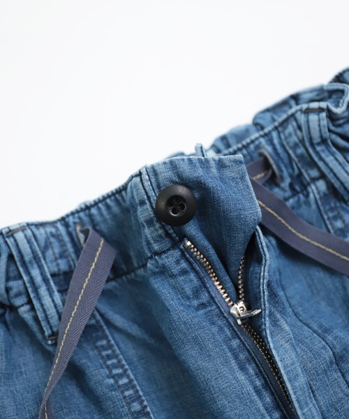 OMNIGOD（オムニゴッド）の「[OMNIGOD womens / オムニゴッド] 6ozデニム パラシュートベーカーパンツ（デニムパンツ・レディース・インディゴブルー・3/2）」の18枚目の写真