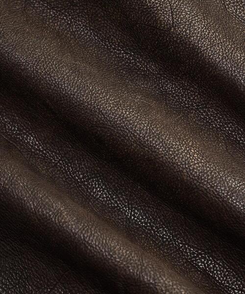 RRL(ダブル アール エル)の「シアリングカラー レザー フライト ジャケット(その他アウター・メンズ・ブラウン・XS/XL/S/M/L)」の8枚目の写真