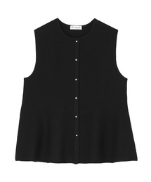 TOKYO SHIRTS | ミラノリブ ペプラムニットベスト(ベスト)