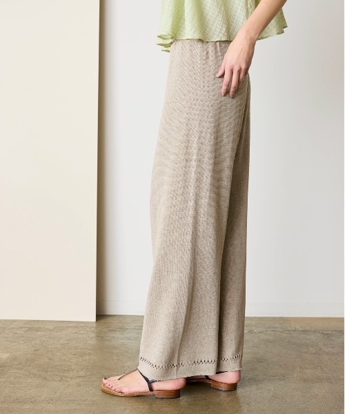 WALANCE(ワランス)の「paper knit pants(その他パンツ・レディース・オリーブ/ブラック/サンドベージュ・FREE)」の11枚目の写真