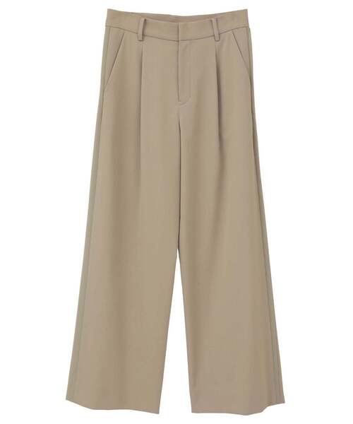 SOFFITTO(ソフィット)の「【A_/エース】≪防しわ・速乾≫サイドラインパンツ(その他パンツ・レディース・ホワイト/キャメル・S/M)」の12枚目の写真