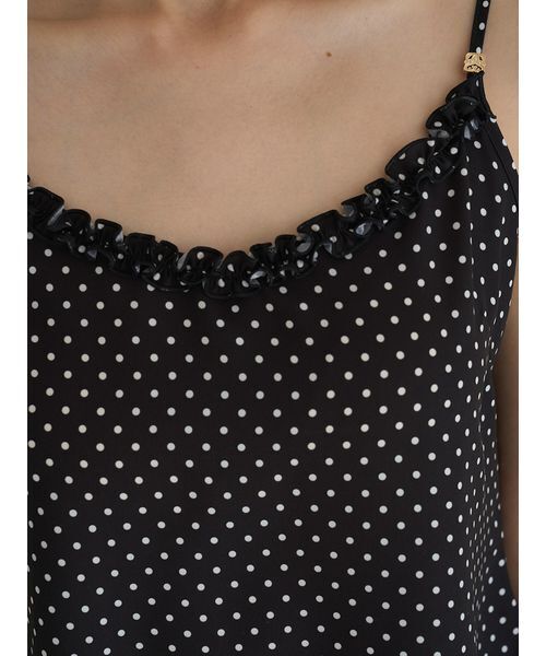 SNIDEL（スナイデル）の「フリルトリムキャミソール（キャミソール・レディース・ドット/ブラック・F）」の12枚目の写真