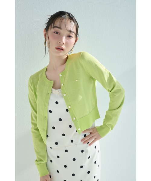 SNIDEL（スナイデル）の「フリルトリムキャミソール（キャミソール・レディース・ドット/ブラック・F）」の19枚目の写真