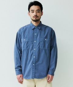 ピグメントロングスリーブワークシャツ