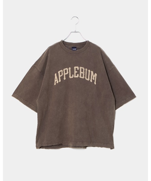 APPLEBUM（アップルバム）の「Damaged Short T-shirt（Tシャツ/カットソー・メンズ・ブラウン/ブラック・MEDIUM/LARGE/X-LARGE/XX-LARGE）」の2枚目の写真