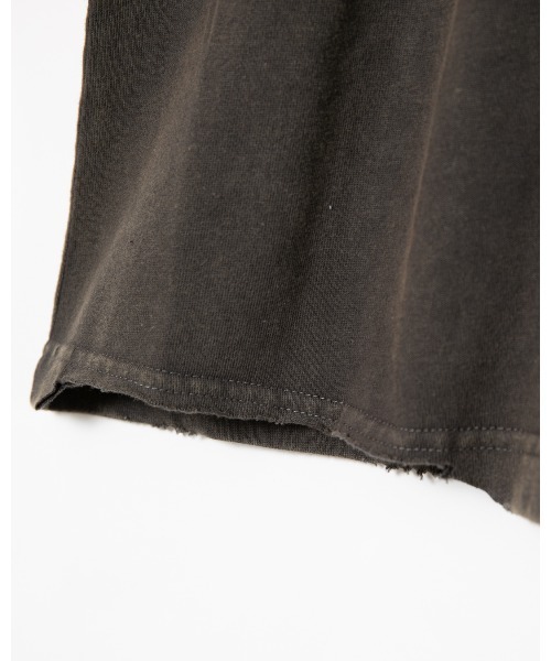APPLEBUM（アップルバム）の「Damaged Short T-shirt（Tシャツ/カットソー・メンズ・ブラウン/ブラック・MEDIUM/LARGE/X-LARGE/XX-LARGE）」の6枚目の写真