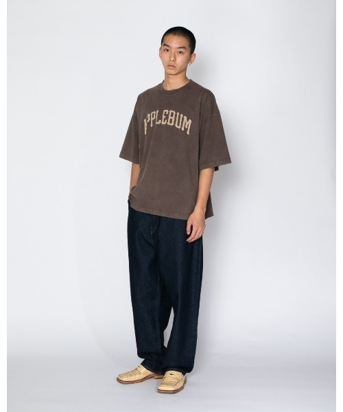 APPLEBUM（アップルバム）の「Damaged Short T-shirt（Tシャツ/カットソー・メンズ・ブラウン/ブラック・MEDIUM/LARGE/X-LARGE/XX-LARGE）」の8枚目の写真