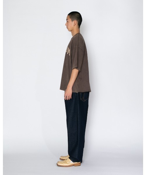 APPLEBUM（アップルバム）の「Damaged Short T-shirt（Tシャツ/カットソー・メンズ・ブラウン/ブラック・MEDIUM/LARGE/X-LARGE/XX-LARGE）」の9枚目の写真