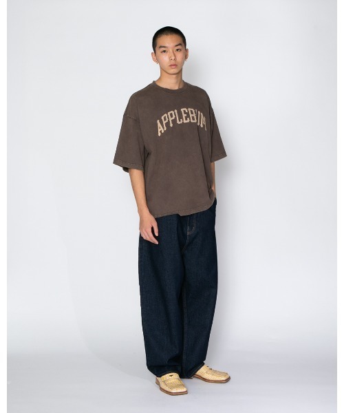 APPLEBUM（アップルバム）の「Damaged Short T-shirt（Tシャツ/カットソー・メンズ・ブラウン/ブラック・MEDIUM/LARGE/X-LARGE/XX-LARGE）」の12枚目の写真