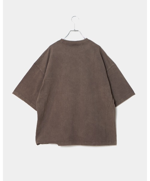 APPLEBUM（アップルバム）の「Damaged Short T-shirt（Tシャツ/カットソー・メンズ・ブラウン/ブラック・MEDIUM/LARGE/X-LARGE/XX-LARGE）」の13枚目の写真