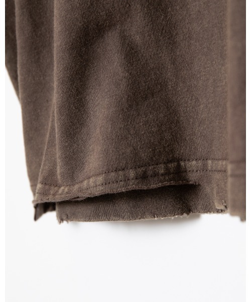 APPLEBUM（アップルバム）の「Damaged Short T-shirt（Tシャツ/カットソー・メンズ・ブラウン/ブラック・MEDIUM/LARGE/X-LARGE/XX-LARGE）」の16枚目の写真