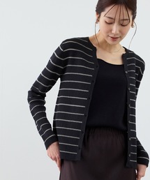 ROPE' PICNIC | シアーボーダーニットカーディガン(カーディガン/ボレロ)