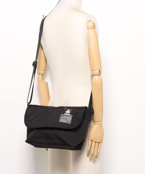 Manhattan Portage（マンハッタンポーテージ）の「CASUAL MESSENGER SLIM BP W/DIV MGNT 500D CORDURA KRM（メッセンジャーバッグ・レディース・ブラック・SMALL）」の16枚目の写真