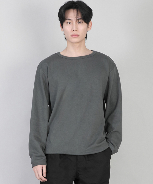 SAINTCREW（セントクルー）の「無地RネックスウェットシャツRRS-873スレートグレー（スウェット・メンズ・その他・MEDIUM/LARGE/SMALL/X-LARGE/XXXX-LARGE/XX-LARGE/XXX-LARGE）」の4枚目の写真