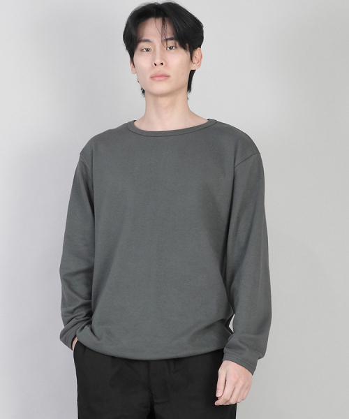 SAINTCREW（セントクルー）の「無地RネックスウェットシャツRRS-873スレートグレー（スウェット・メンズ・その他・MEDIUM/LARGE/SMALL/X-LARGE/XXXX-LARGE/XX-LARGE/XXX-LARGE）」の5枚目の写真