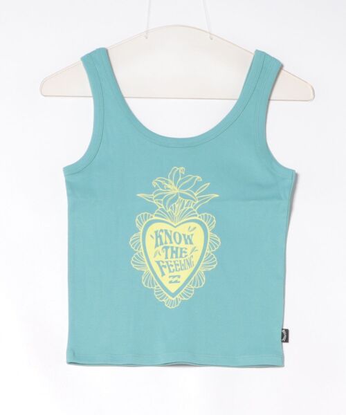 BILLABONG(ビラボン)の「BILLABONG ウィメンズ CORAZON HEART TANK T タンクトップ 【2026年春夏モデル】/ビラボンショート丈タンク(タンクトップ・レディース・ホワイト/ブラウン系その他/オレンジ系その他・MEDIUM)」の3枚目の写真
