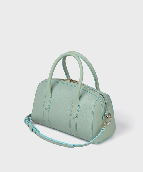 Paul Smith(ポールスミス)の「カラーミックスボストンバッグ / 555427 WN170S(ボストンバッグ・レディース・ライトグリーン/ベージュ/ネイビー・FREE)」の9枚目の写真