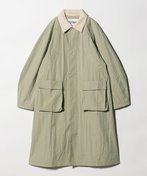 CITEN(シテン)の「<CITEN>スプリングコート(ステンカラーコート・レディース・オフホワイト/ライム・M/S)」の12枚目の写真