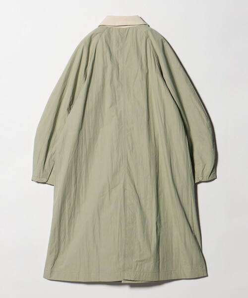 CITEN(シテン)の「<CITEN>スプリングコート(ステンカラーコート・レディース・オフホワイト/ライム・M/S)」の13枚目の写真