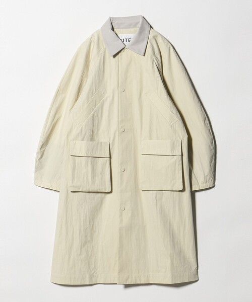 CITEN(シテン)の「<CITEN>スプリングコート(ステンカラーコート・レディース・オフホワイト/ライム・M/S)」の22枚目の写真