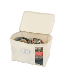 PEARL LIFE（パールライフ）の「フタ付ファブリックボックスYFB-1（収納グッズ）」