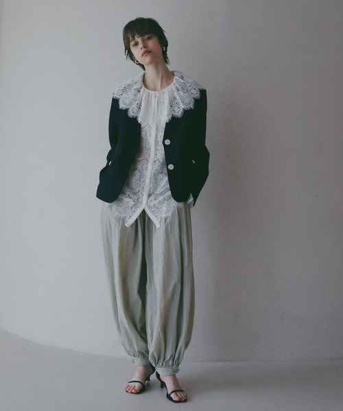 BAYFLOW（ベイフロー）の「【EF(エフ)】スカラップレースブラウス（WOMEN）（シャツ/ブラウス・レディース・オフホワイト・FREE）」の21枚目の写真