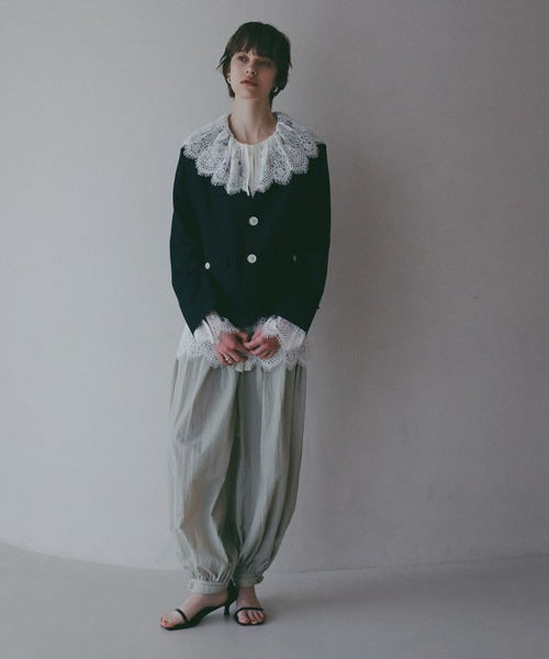 BAYFLOW（ベイフロー）の「【EF(エフ)】スカラップレースブラウス（WOMEN）（シャツ/ブラウス・レディース・オフホワイト・FREE）」の19枚目の写真