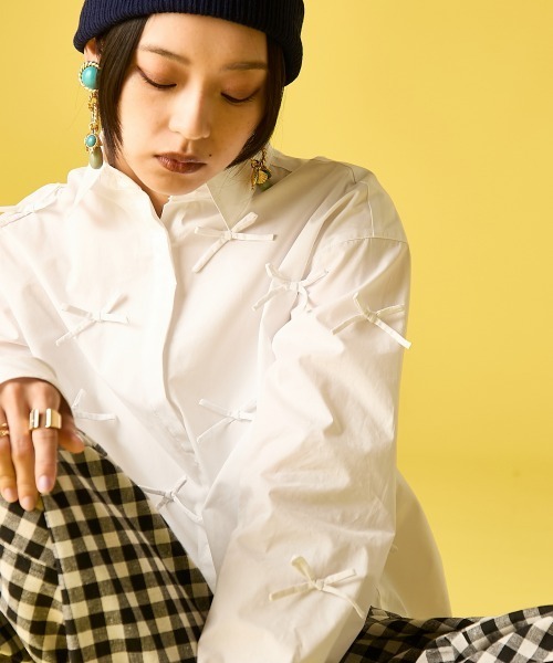 GEVS.（ジェイヴィス）の「ギンガムチェックルーズパンツ＜大きいサイズ有＞GEVS.（その他パンツ・レディース・ブラウン系/ブラック系・5L/3L/LL/L/M/4L）」の14枚目の写真