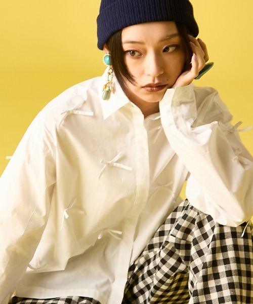 GEVS.（ジェイヴィス）の「ギンガムチェックルーズパンツ＜大きいサイズ有＞GEVS.（その他パンツ・レディース・ブラウン系/ブラック系・5L/3L/LL/L/M/4L）」の16枚目の写真