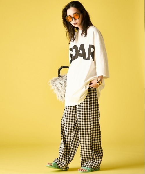 GEVS.（ジェイヴィス）の「ギンガムチェックルーズパンツ＜大きいサイズ有＞GEVS.（その他パンツ・レディース・ブラウン系/ブラック系・5L/3L/LL/L/M/4L）」の21枚目の写真