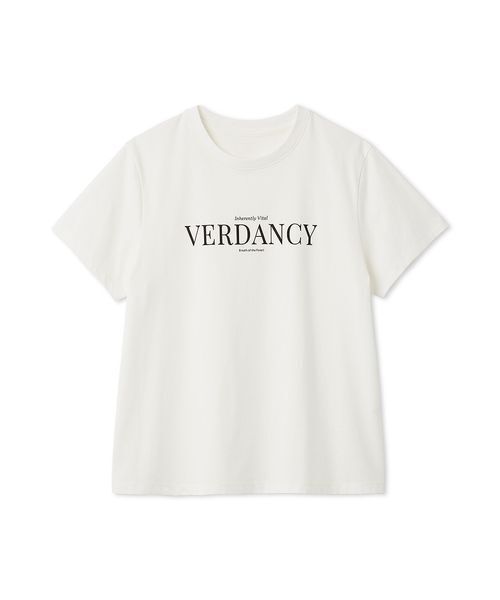 FRAY I.D(フレイアイディー)の「タイプライターロゴプリントTシャツ(Tシャツ/カットソー・レディース・ホワイト/ピンク/ネイビー・F)」の2枚目の写真