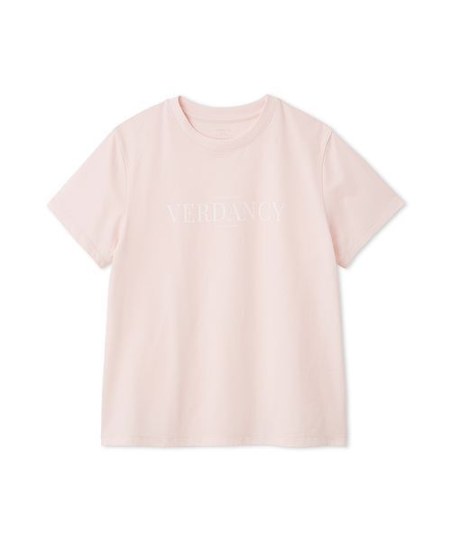 FRAY I.D(フレイアイディー)の「タイプライターロゴプリントTシャツ(Tシャツ/カットソー・レディース・ホワイト/ピンク/ネイビー・F)」の3枚目の写真