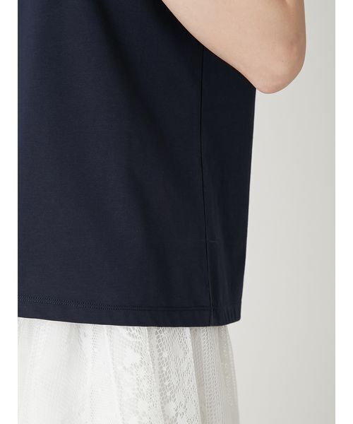 FRAY I.D(フレイアイディー)の「タイプライターロゴプリントTシャツ(Tシャツ/カットソー・レディース・ホワイト/ピンク/ネイビー・F)」の8枚目の写真