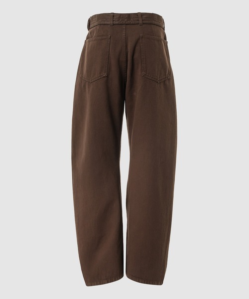 LEMAIRE（ルメール）の「TWISTED BELTED PANTS（その他パンツ・メンズ・ブラウン系その他・S/M）」の2枚目の写真