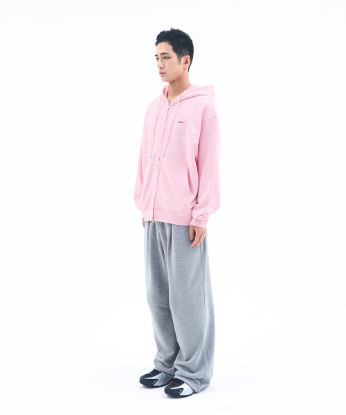 AMESWORLDWIDE(アメスワールドワイド)の「BASIC SMALL LOGO HOODIE ZIP UP PINK(パーカー・レディース・その他・LARGE/MEDIUM/SMALL)」の5枚目の写真
