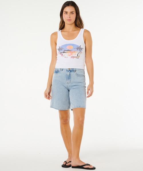 rip curl(リップカール)の「RIP CURL/リップカール タンクトップ リブ 0M0WTE(タンクトップ・レディース・ピンク/ホワイト・S/XS)」の9枚目の写真