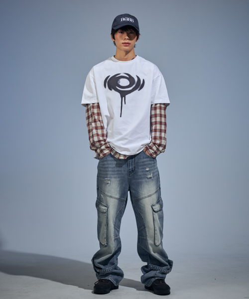 VETEZE（ベテゼ）の「Washed Cargo Denim Detail Pants（デニムパンツ・レディース・ブルー系その他・1/2/3）」の21枚目の写真