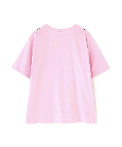 ANNA SUI NYC（アナ スイ エヌ ワイ シー）の「ANNA SUI NYC/アナ スイ エヌワイシー/トロンプルイユプリントビッグTシャツ（Tシャツ/カットソー・レディース・ブラック/ホワイト/ピンク・F）」の15枚目の写真