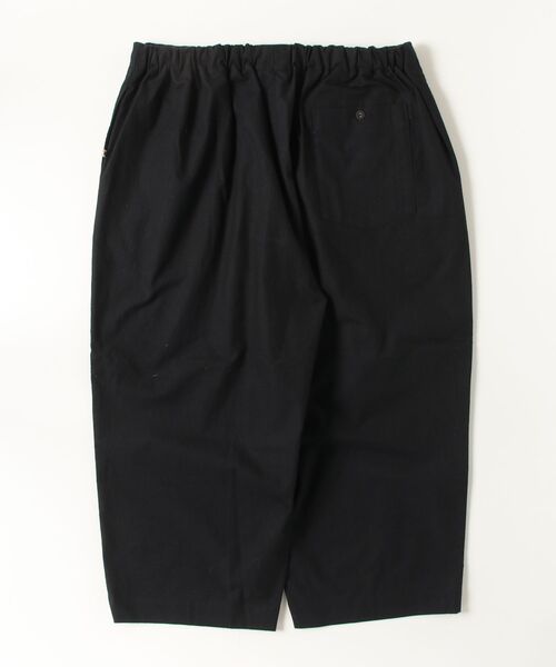 FRANK LEDER（フランクリーダー）の「FRANK LEDER 60's VINTAGE BEDSHEET WIDE DRAWSTRING 3/4 LENGTH TROUSERS (0913032)（スラックス・メンズ・ブラック・MEDIUM/SMALL）」の2枚目の写真