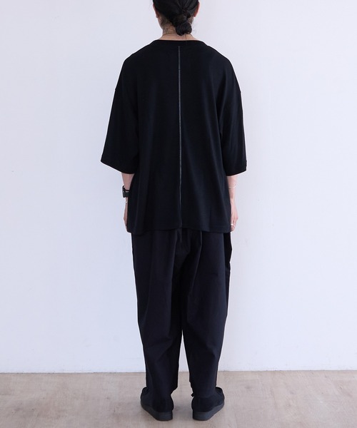 FRANK LEDER(フランクリーダー)の「FRANK LEDER 60's VINTAGE BEDSHEET WIDE DRAWSTRING 3/4 LENGTH TROUSERS (0913032)(スラックス・メンズ・ブラック・MEDIUM/SMALL)」の5枚目の写真
