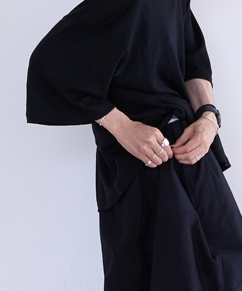 FRANK LEDER(フランクリーダー)の「FRANK LEDER 60's VINTAGE BEDSHEET WIDE DRAWSTRING 3/4 LENGTH TROUSERS (0913032)(スラックス・メンズ・ブラック・MEDIUM/SMALL)」の8枚目の写真