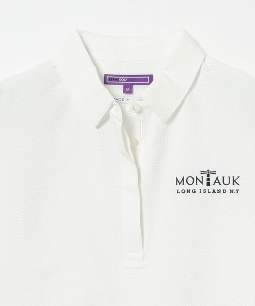 BEAMS GOLF(ビームスゴルフ)の「PURPLE LABEL / MONTAUK フレンチスリーブ シャツ(シャツ/ブラウス・レディース・ネイビー/グリーン/ホワイト・MEDIUM/SMALL/LARGE)」の13枚目の写真