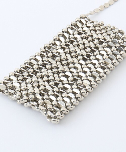 NOLLEY’S（ノーリーズ）の「【MAQWEL/マクウェル】ビーズショルダーポーチ（バックパック/リュック・レディース・シルバー・FREE）」の4枚目の写真