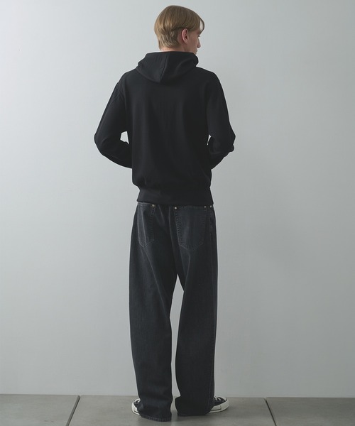 Product Twelve(プロダクトトゥエルブ)の「【Product Twelve】Super 140’s /130's Melino Wool Zip Up Parka(パーカー・メンズ・グレー/ブラック・1/2)」の12枚目の写真
