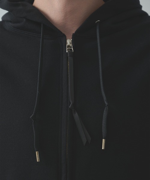 Product Twelve(プロダクトトゥエルブ)の「【Product Twelve】Super 140’s /130's Melino Wool Zip Up Parka(パーカー・メンズ・グレー/ブラック・1/2)」の9枚目の写真